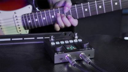 M-VAVE BLACKBOX Multifunctional Guitar/Bass Effect Pedal – 80 Editable Presets, 6 Effects Modules, Built-in Battery