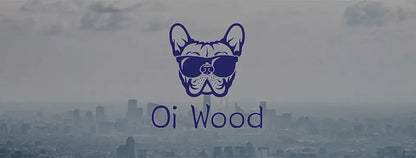 Oi Wood Square Polarized Sunglasses for Men — UV400 Fashion Sport & Driving Sun Glasses
