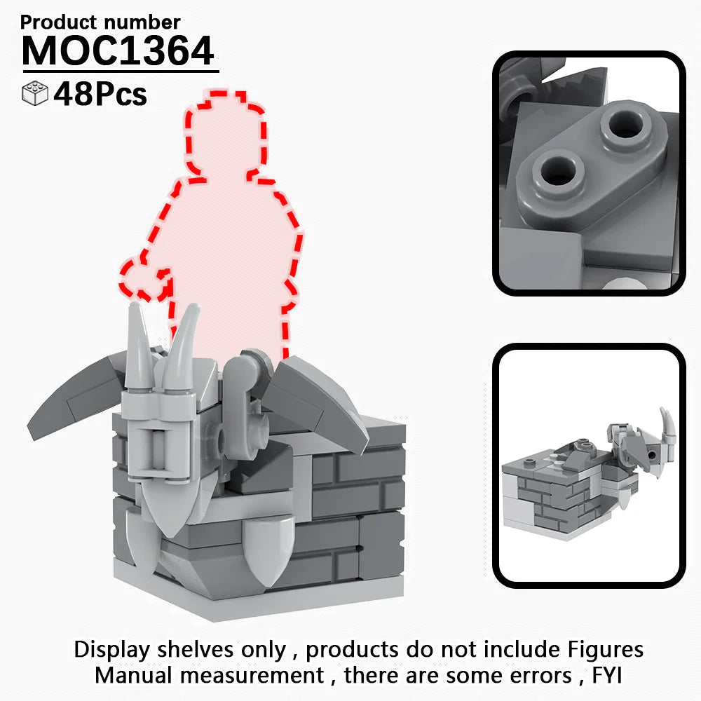 MOOXI Movie Series MOC BrickHeadz Building Blocks Set – DIY Educational Toy for Kids