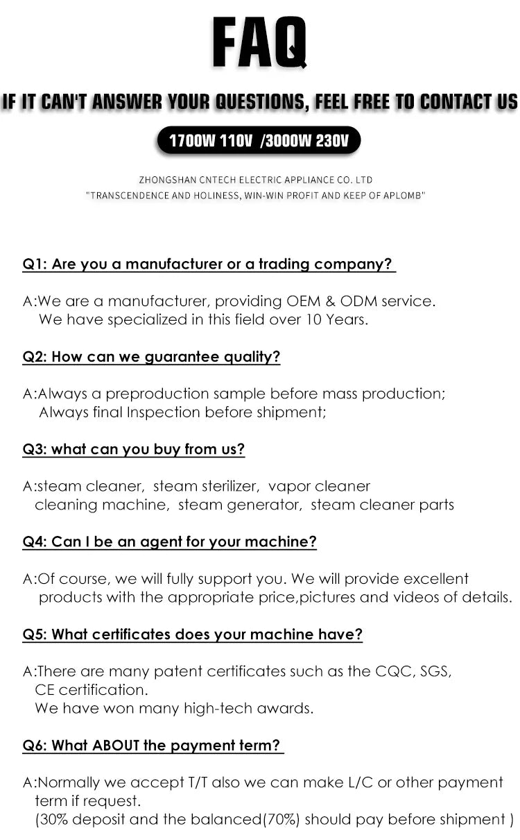 3000W Handheld Steam Cleaner – High-Pressure & High-Temperature Alkaline Disinfection for Kitchen, Car, and Air Conditioning