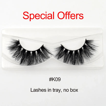 Visofree 3D Mink Eyelashes – 30/40/100 Pairs Handmade Full Strip Lashes with Tray, Cruelty-Free False Lashes for Makeup