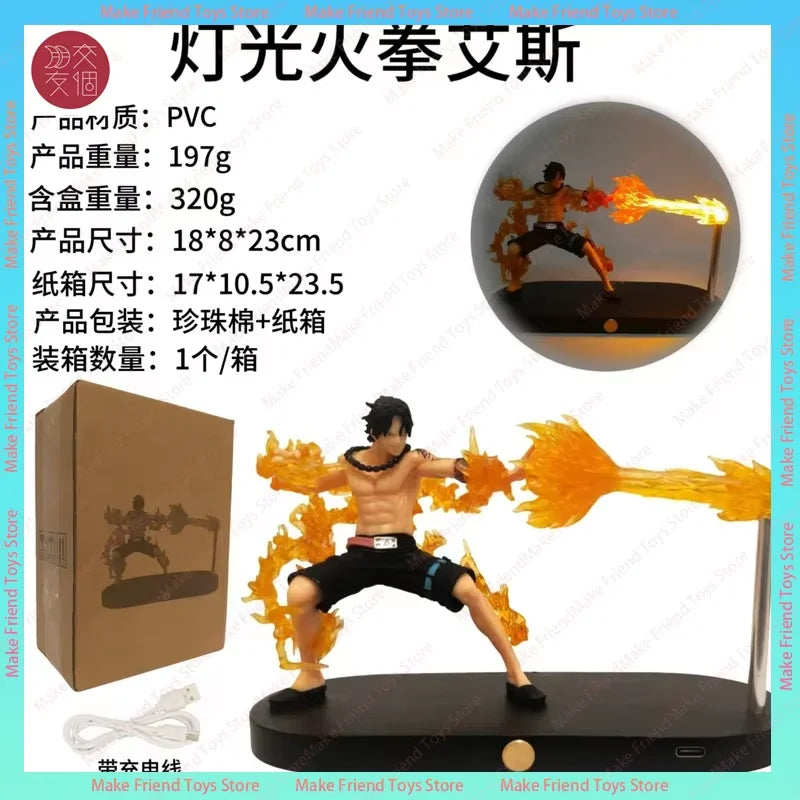 Rechargeable Dragon Ball Gogeta Lamp – Son Goku Kakarotto Kamehameha Wave Magnetic Anime Light