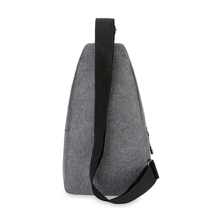 Men's Chest Bag - One Shoulder Crossbody with Large Capacity, Outdoor Sports and Leisure Fashion Small Shoulder Bag