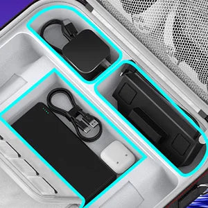 Steam Deck Carrying Case - Large Capacity Portable Storage for Console & Accessories with Built-in Protection