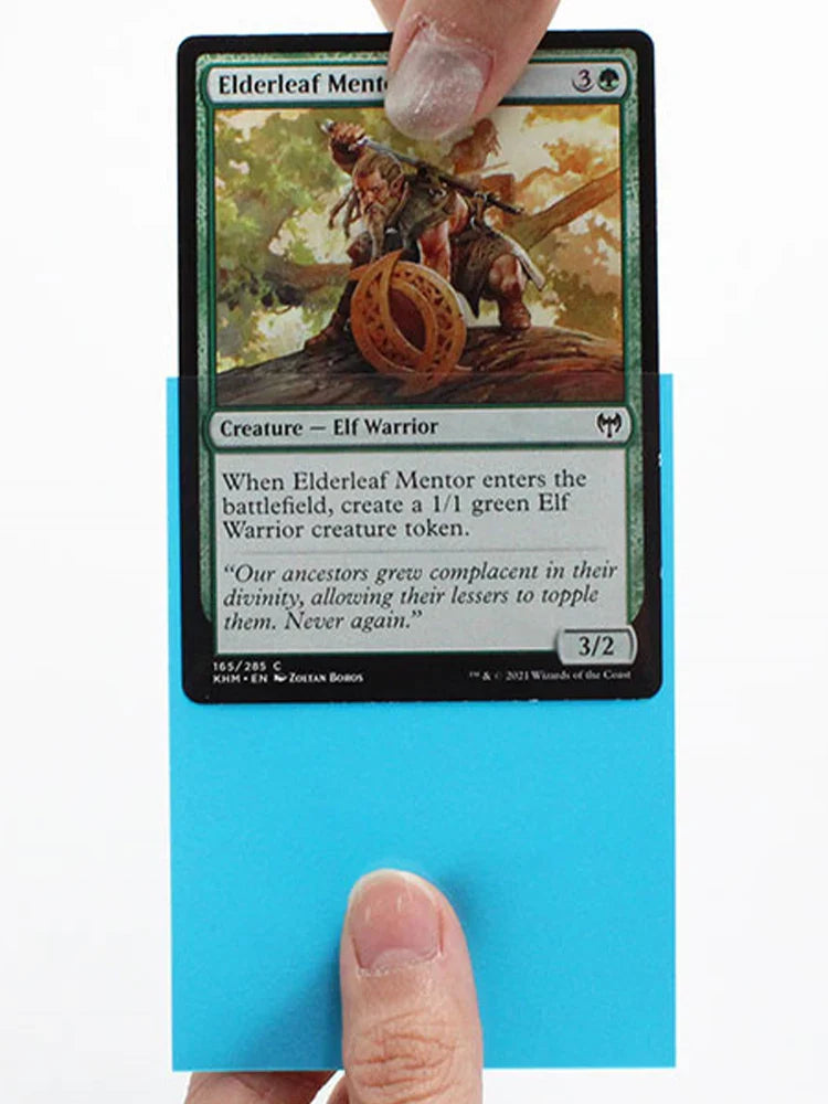 100PCS Matte Card Sleeves 66x91mm — Frosted Trading Card Protectors for MTG & TCG Game Cards