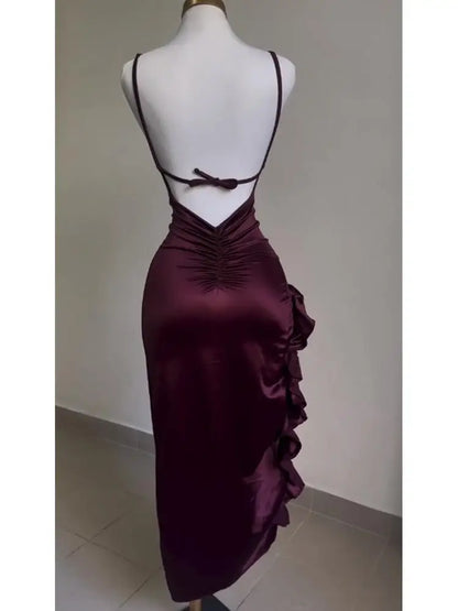 2024 Y2K Sexy Halter Spice Girl Dress – Summer Cross-Border Europe & US Trend