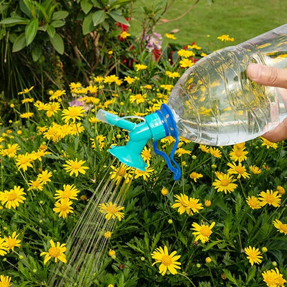 2-in-1 Sunflower Automatic Watering Nozzle - Gardening Beverage Bottle Waterer for Succulent Irrigation