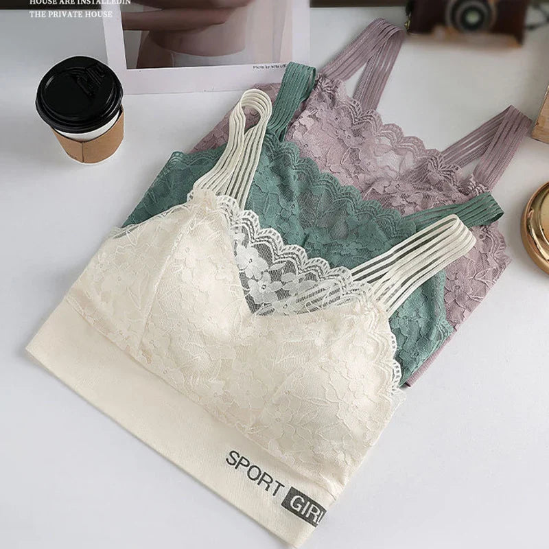 Women’s Sexy Lace Seamless Bra — Large Size Comfortable Breathable Sports Sleep Tube Top