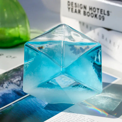 Weather Forecast Glass Bottle - Creative Storm Bottle Ornament & Birthday Gift