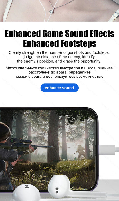 Wired Stereo Earphones for Apple iPhone 7–16 & iPad — 3.5mm Headphones for iPhone, Tablet, Laptop