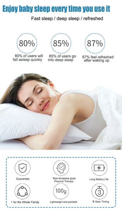 Vagus Nerve Stimulation Ear Clip — Sleep Aid Device for Insomnia, Deep Sleep, Anxiety, and Depression Relief