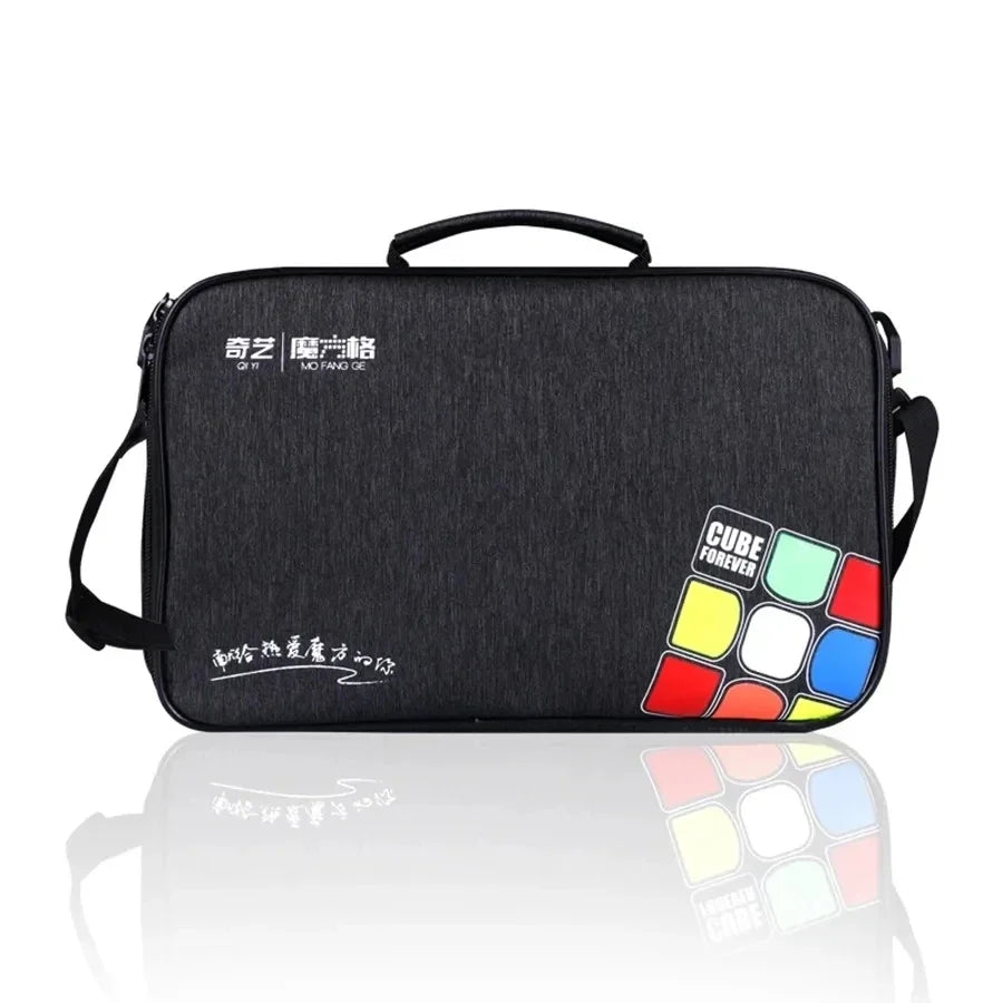 Qiyi Moyu Magic Cube Storage Bag - Professional Carry Case for 2x2 to 9x9 Speed Cubes, Puzzle Toys & Gifts