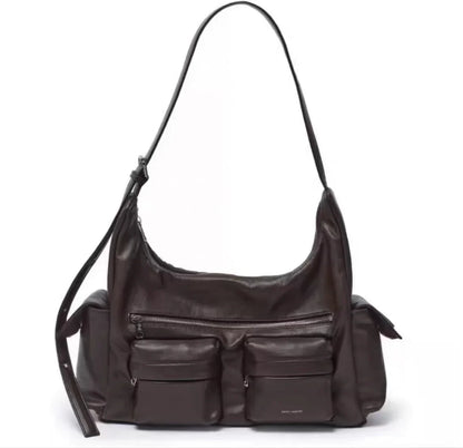 SAMO ONDOH South Korean Shoulder Bag — Hong Eun-Chae & Song Yuqi Inspired Motorcycle Underarm Bag