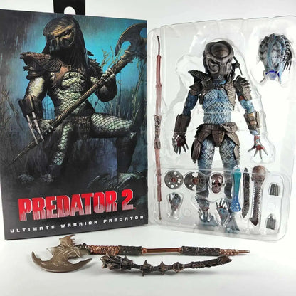 NECA Shaman Ahab Ultimate Scout Warrior Action Figure – Lost Battle Feral Jungle Hunter Predator Collector Toy