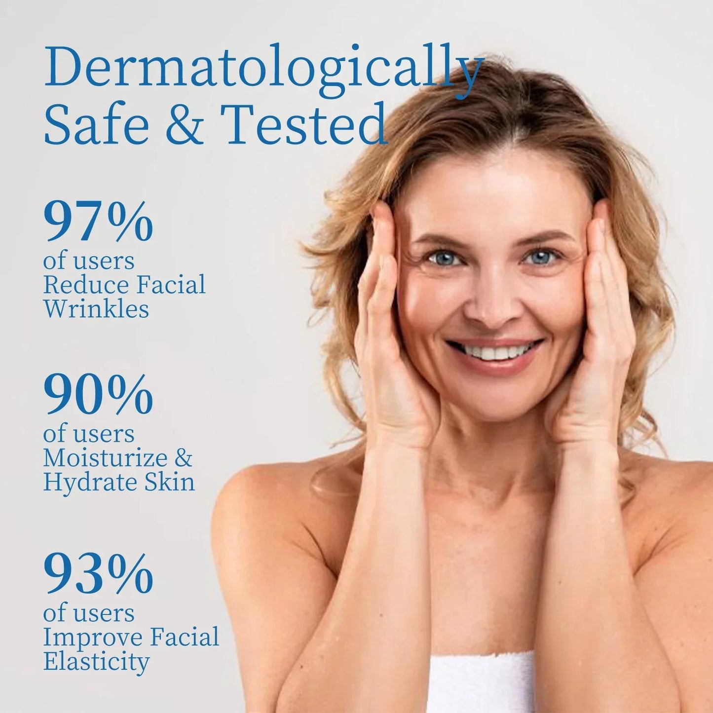 B5 Hyaluronic Acid Facial Serum - Anti-Aging Firming Moisturizer for Fine Lines, Dark Circles & Skin Brightening Care