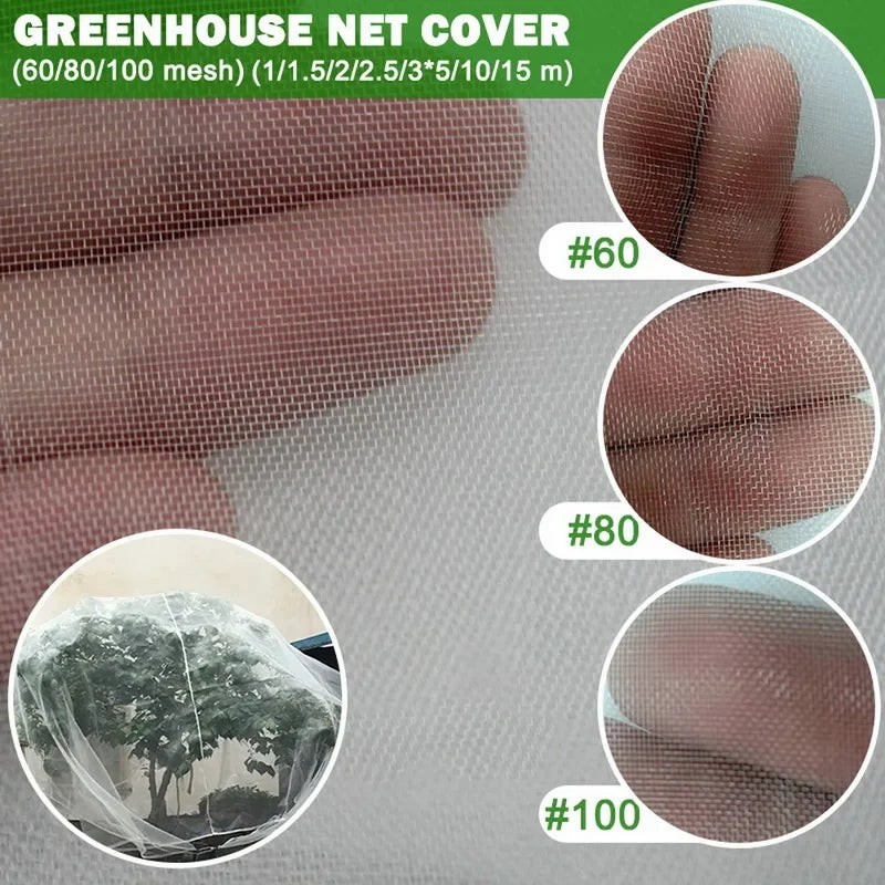 Garden Mesh Screen Barrier – Reusable Protective Cover for Flowers, Crops, Greenhouse, Bird & Insect Protection