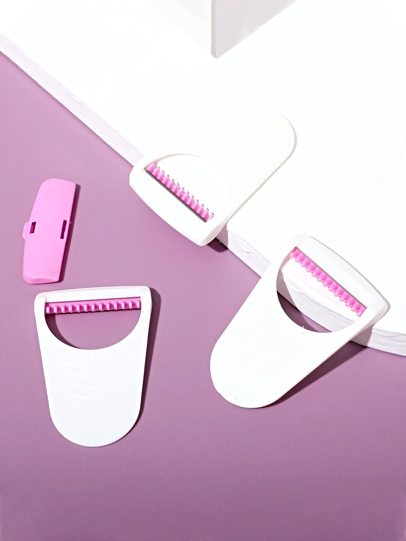 ALSHABAB 6PCS Disposable Razors for Women — Pink 1-Blade Manual Shaver for Body & Bikini Hair Removal