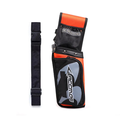 ACCMOS Portable Arrow Quiver Pouch – Waist Carry Archery Storage Holder for Hunting & Shooting