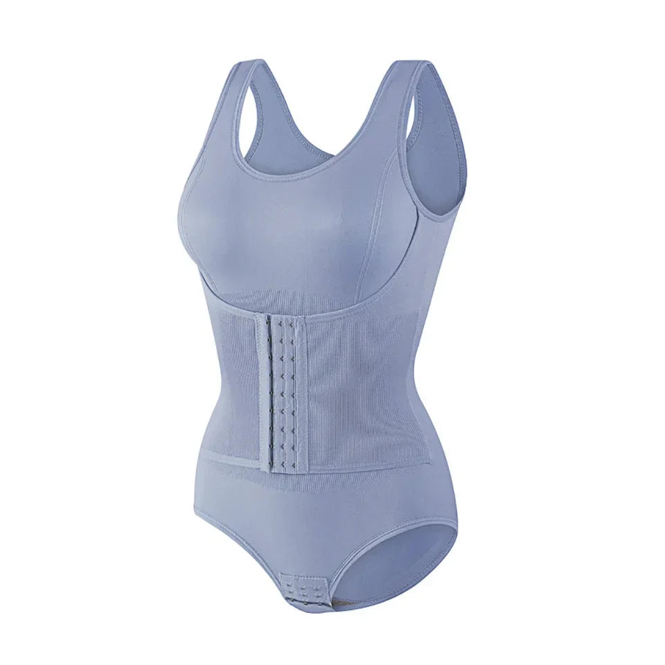 2025 Women’s Zipper Bodysuit Shapewear – Tummy Control Waist Trainer Slimming Corset Top
