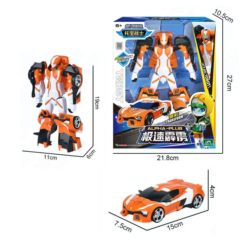 Galaxy Detectives Tobot Transformation Toy – Car to Robot Anime Figure, Korea Cartoon Deformation Tank Gift