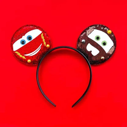 Toy Story Character Headbands - Sequin Bow, Woody, Buzz Lightyear & Alien Hair Accessories for Girls