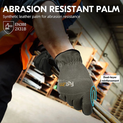 High-Performance Light Duty Work Gloves – Breathable, Dexterity, Touch Screen and Excellent Grip for Men and Women