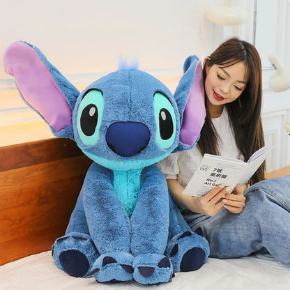 Disney Lilo & Stitch Kawaii Plush Doll – Large Soft Pillow Toy for Girl’s Room Decor & Valentine’s Day Gifts