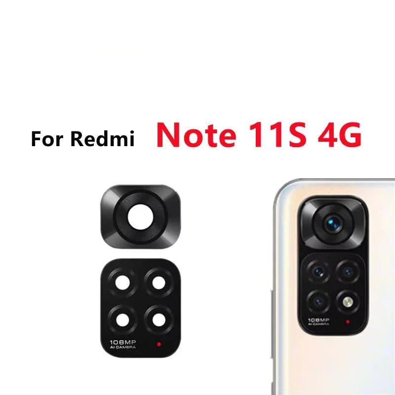 Rear Back Camera Glass Lens Replacement for Xiaomi Redmi Note Series with Repair Tools Kit