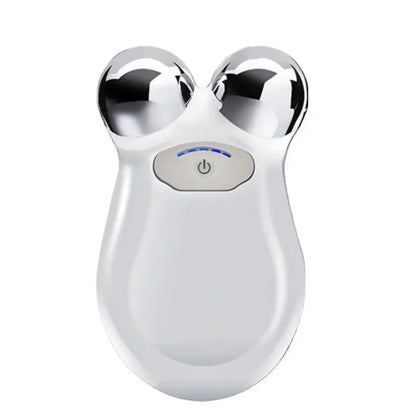 Microcurrent Facial Massager Roller – EMS Face Lift & Anti-Wrinkle Skin Tightening Tool for Firming & Slimming