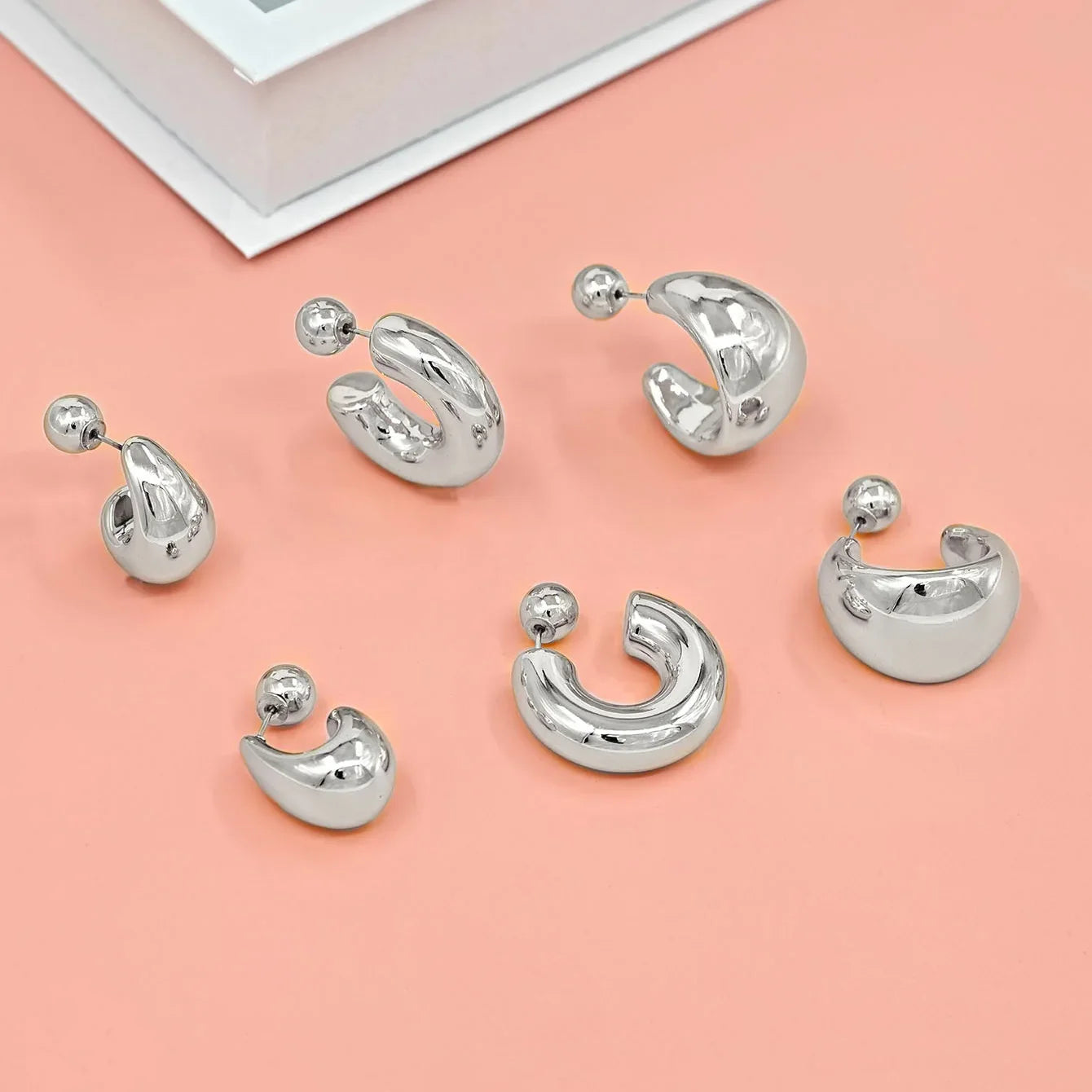 Fashion C-Shaped Earrings for Women – Unique High-End Trendy Jewelry