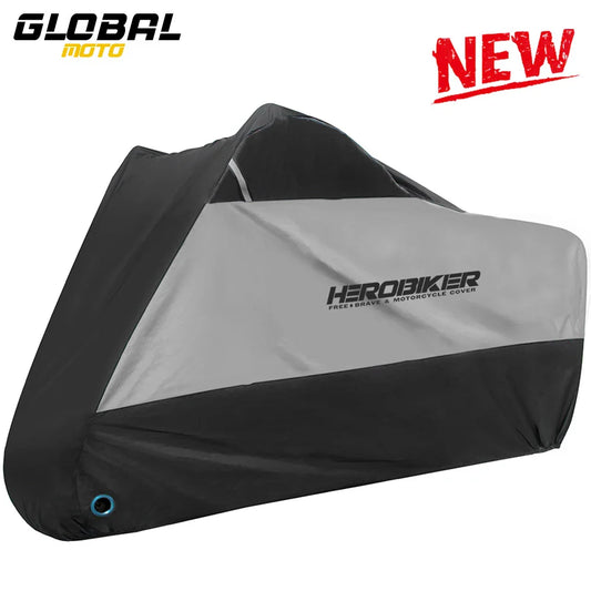 Waterproof Motorcycle Cover – Outdoor UV & Dustproof Protective Scooter/Bike Cover, 8 Colors, M-4XL
