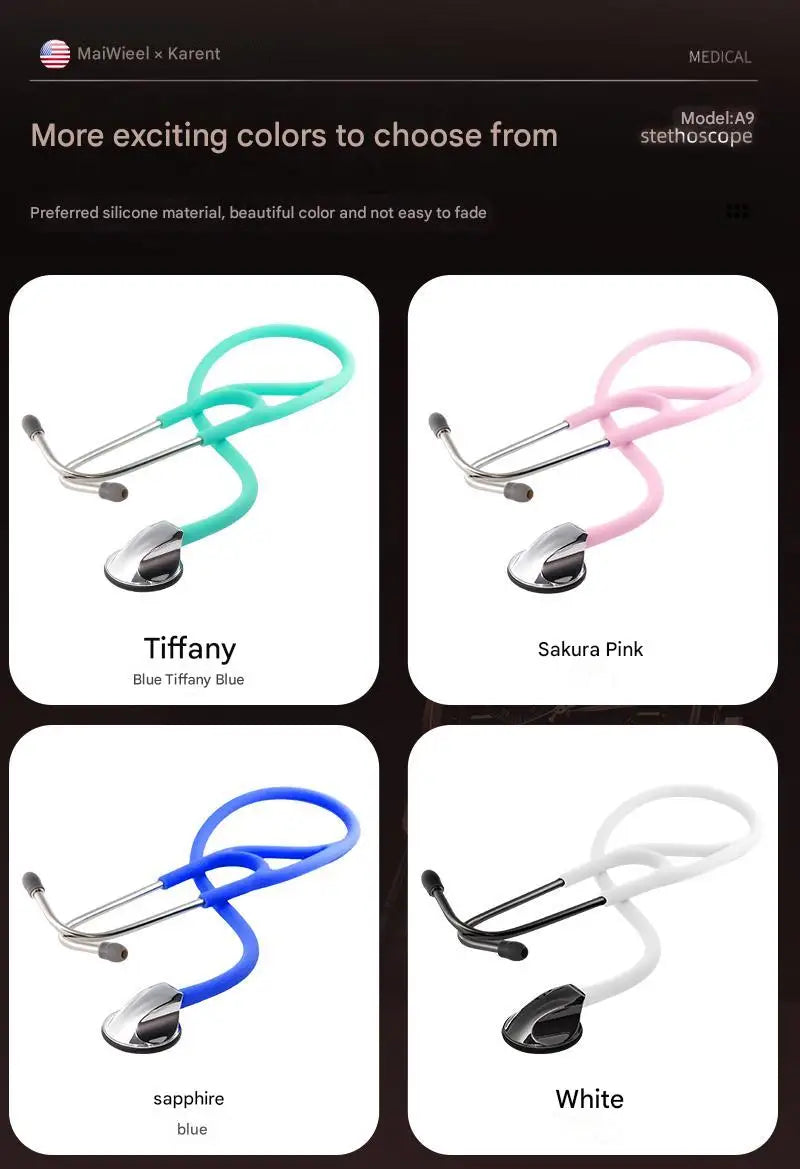Carent Professional Cardiology Stethoscope — Diagnostic Master Stethoscope for Nurses and Health Care Professionals