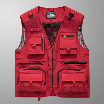 2024 Men’s Versatile Vest — Fashionable Spring, Summer & Autumn Trendy Jeep Style Casual Wear