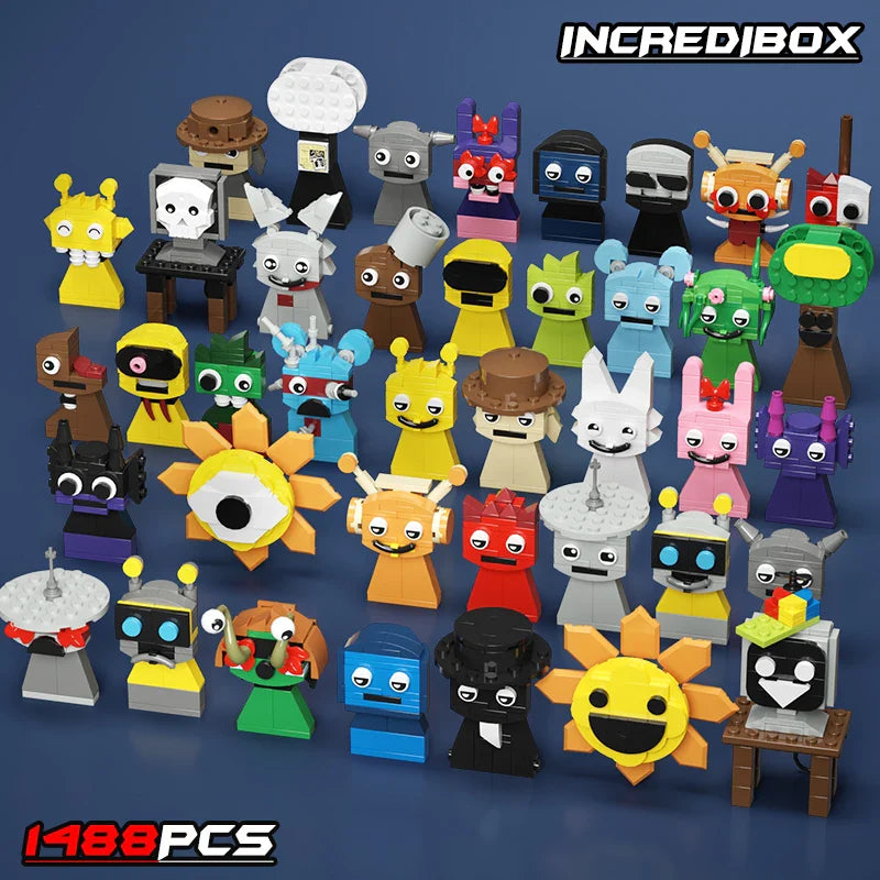 New Moc Incredibox Sprunki Building Blocks Toy – Horror Anime Music Game Gift for Birthday & Christmas   2/2
