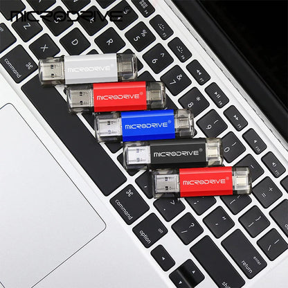 Pendrive Type C OTG USB Flash Drive - 128GB, 64GB, 32GB, 16GB, 8GB, 4GB High-Speed Memory Stick for Type-C Devices