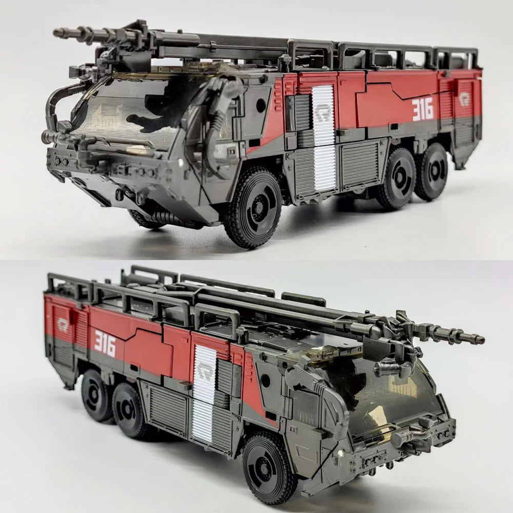 BAIWEI TW1024 Sentinel Prime Transformation Toy – Fire Engine Robot Action Figure Autobot Model TW1025