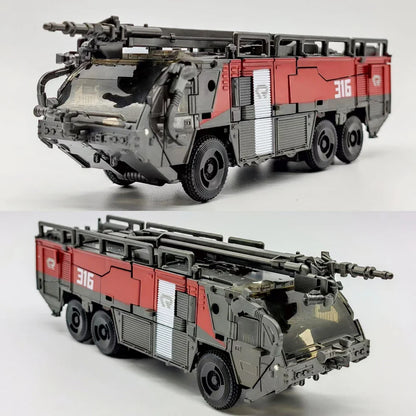 BAIWEI TW1024 Sentinel Prime Transformation Toy – Fire Engine Robot Action Figure Autobot Model TW1025