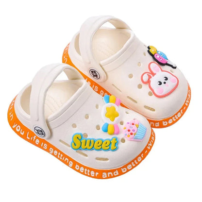 Kids Summer Sandals - Soft Anti-Skid Cartoon Hole Shoes for Boys & Girls