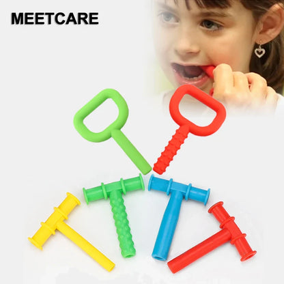 Kids Chewing Tube Speech Therapy Tool — Oral Muscle Training & Teeth Massager for Children’s Speech Rehabilitation