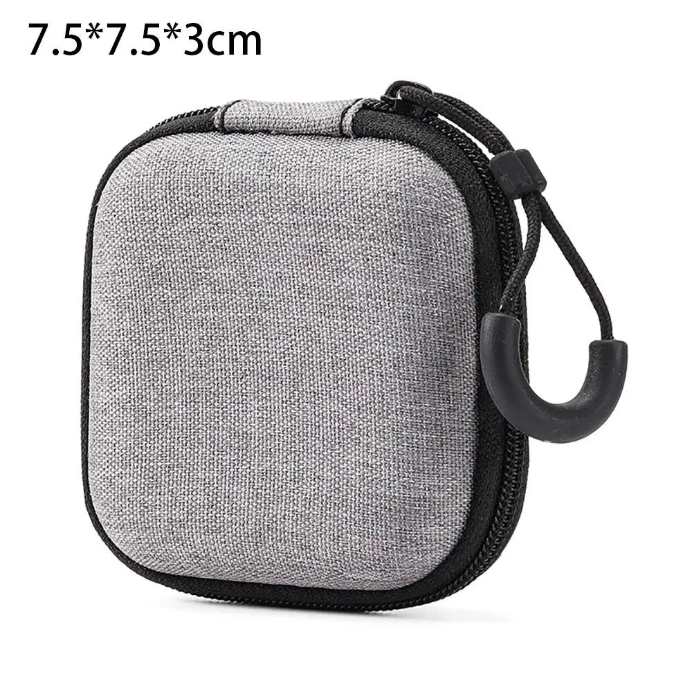 Mini EVA Storage Bag — Zipper Carrying Pouch for AirPods, Earphones, Phone, Charging Cables & Digital Accessories