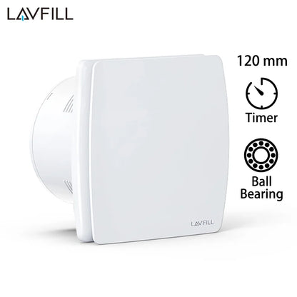 230V 4" 100MM Duct Extractor Fan – Smart Bathroom Exhaust with Timer, Humidistat, and Humidity Sensor for Shower & Toilet