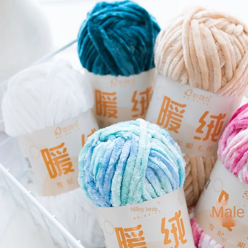 50g/Ball DIY Knitting Yarn – Soft Wool for Baby Scarf, Hat, Chunky Crochet Thread