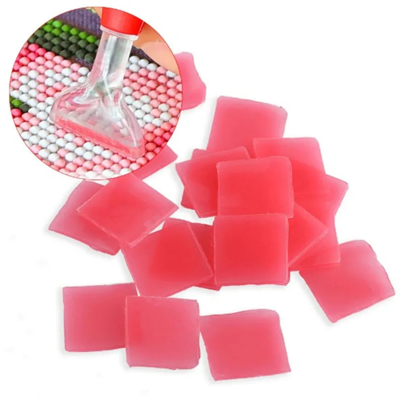 10-100 Pcs 2x2CM Diamond Painting Wax Mud – Glue Accessory for Diamond Embroidery & Cross Stitch
