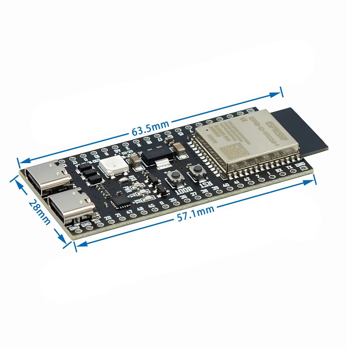 ESP32-S3-DevKitC-1 Development Board – ESP32-S3 WiFi & Bluetooth BLE 5.0 Mesh Wireless Module N16R8/N8R8/N8R2