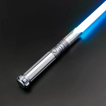 TXQSABER Heavy Dueling Lightsaber – Neo Pixel RGB Laser Saber with Metal Hilt, Smooth Swing Combat Cosplay Luminous Toy for Kids