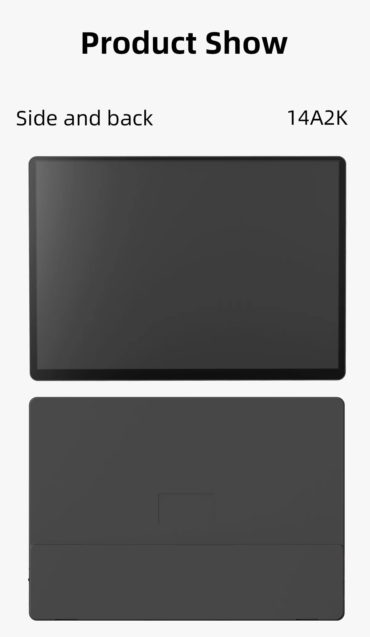 ZSUS 14" 2K Portable Monitor – 2160x1440 60Hz Display for Laptop, Xbox, PS4/5, Switch & PC