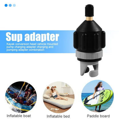 Air Valve Adapter for Inflatable Pump – SUP Board, Kayak, Paddle Boat, Tire Air Compressor Connector