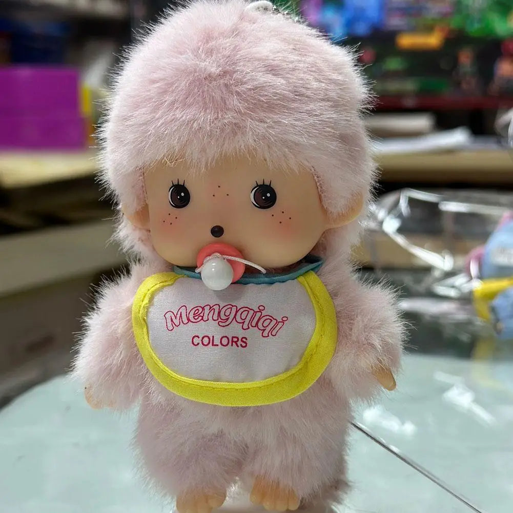 15cm Monkey Monqi Plush Toy – Cute Street Boy Doll for Bedroom Decor & Children’s Birthday Gift