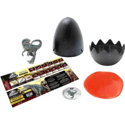 Jurassic World Captive 3 Clash Edition Dinosaur Egg Blind Box — 10cm Mini Slime Surprise, Full Box Collection
