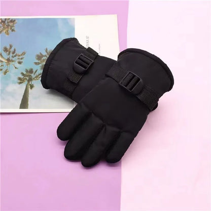 Kids Waterproof Winter Gloves – Full Finger Thermal Snow Mittens for Boys & Girls Aged 3-13